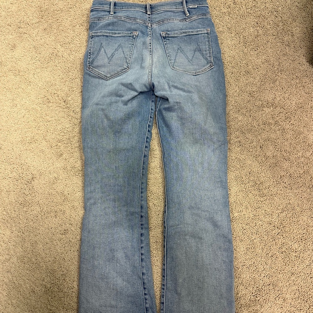 MOTHER The Hustler Ankle Fray in wash One Last Trip, size 27 - Picture 2 of 5